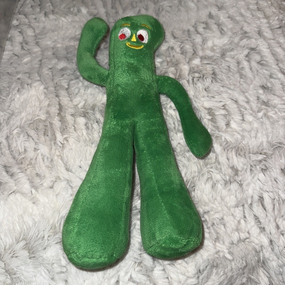 Gumby 9" Plush Dog Toy Stuffed Animal Squeaky Looks NEW Squeaks 6044‎